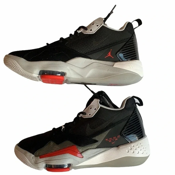 Jordan Zoom '92 Black Cement Women’s 10 Men’s 8 New - Picture 1 of 9